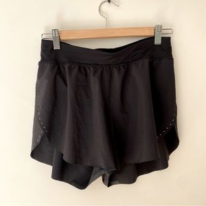 Lululemon Fast and Free Black Running Shorts - Size 4